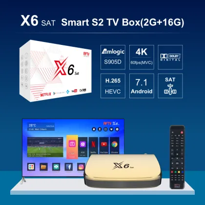 X6 Sat Android TV box