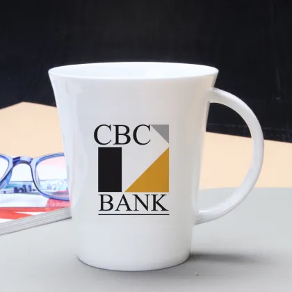 new bone china coffee mug color decal bone china cup printing funnel ceramic mug