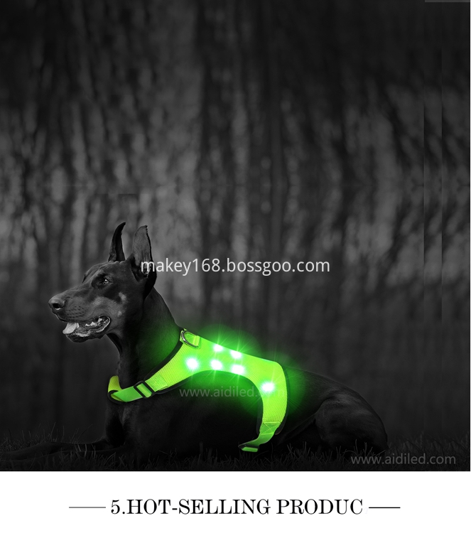 mesh webbing led dog vest mesh webbing led dog vest