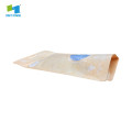 100% compostable kraft stand up pouches with window