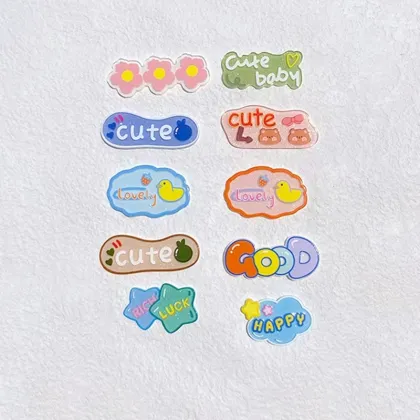 High-Quality DIY Acrylic Shoe Design Letters for Glamourizing Crocs and Other Shoes