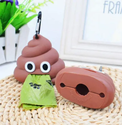 Super Cute Dog Poop Bag Holder