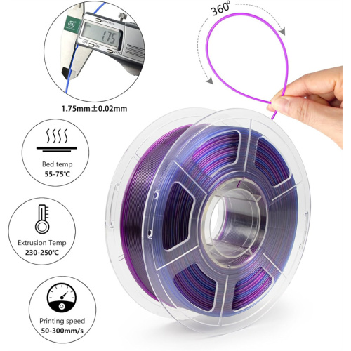 Translucent Multicolor 3D Printing Material