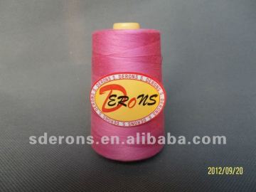 high quality no knots ring twist spun polyester thread
