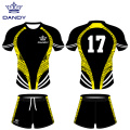 Oanpaste swarte rugbyshirts