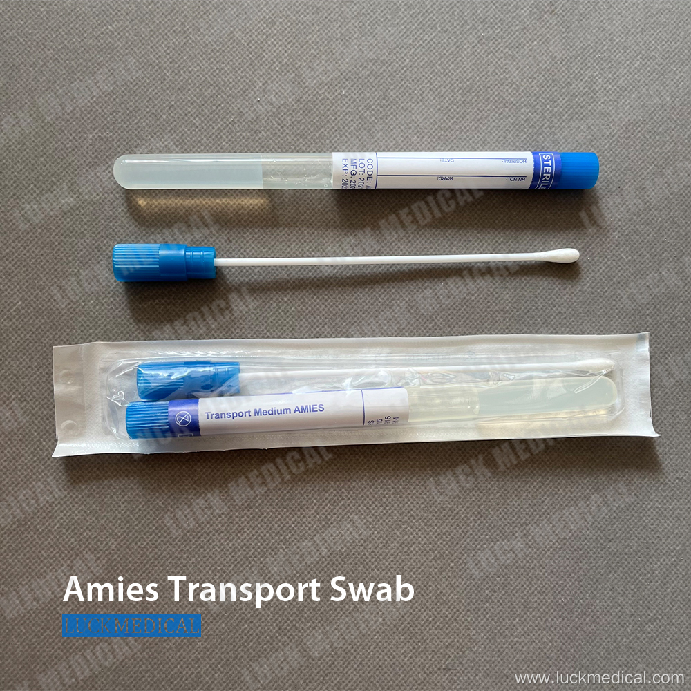 Amies Transport Swab with or without Charcoal CE