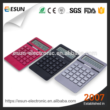 2017 ESUN Promotional Desktop 10 Digit Electronic Calculator ,Battery/Eco-friendly Solar Power Supply