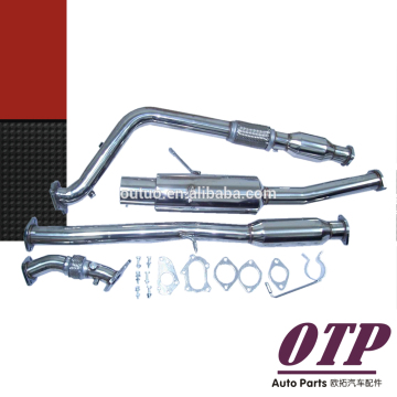 4.5" MUFFLER TIP RACING CATBACK+DOWNPIPE EXHAUST SYSTEM FOR 02-07 WRX/STi GD/GG