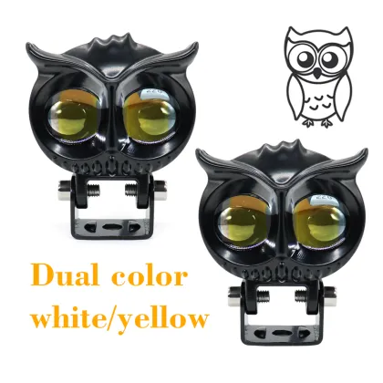 Owl Theme LED Auxiliary Motorcycle Lighting System