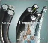 Aerial Bundled Cable Abc Power Cable Three Core Twisted Triplex Cable 2*3/0awg+1*3/0awg 