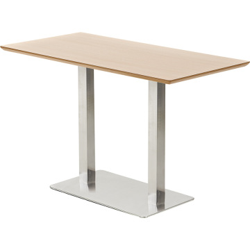 Minimalist Curved Wooden Dining Table and Chair Sets for Restaurants
