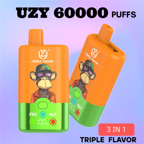 UZY Triple 60k Puff Disposable Vape Box Wholesale