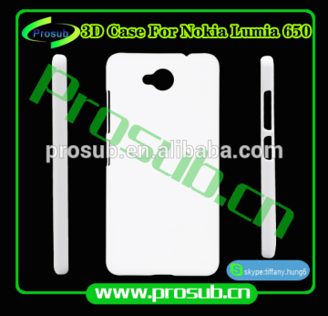 3d sublimation diy blank cell phone case cover skin for Prosub- Nokia lumia 650
