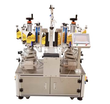 Automatic Sticker and Double Labeling Machine for Glass Flat Bottles and Plastic Bottles