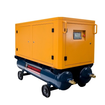 Portable Electric Screw Air Compressor for Mining - Chinese Brand 30kw 185-200 cfm 8 bar