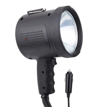 1 Million Candle Power Spotlight: Rechargeable 12 Volt Hunting Searchlight for Outdoor Use