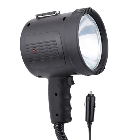 1 Million Candle Power Spotlight: Rechargeable 12 Volt Hunting Searchlight for Outdoor Use