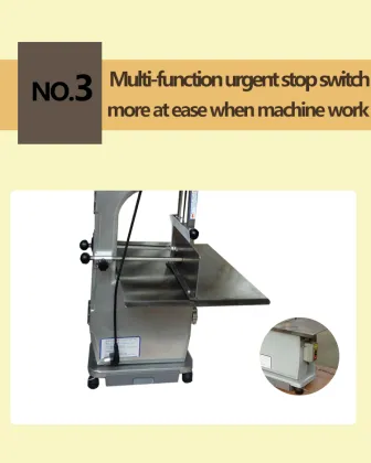 Easy Operate Rib Pork Beef Steak Bone Saw Cutting Machine