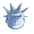 Máscara de cosplay estilo Rick e Morty 3D