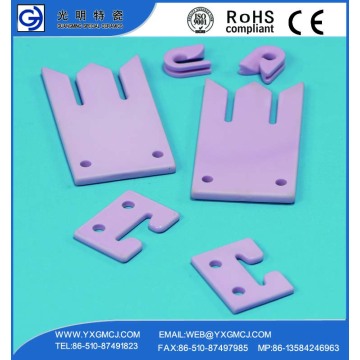 White Coated Alumina Ceramic Curl Guide for Machinery