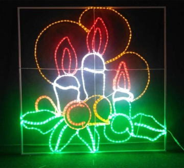 Christmas Candle Designs and Motifs