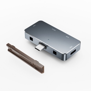 4K 30Hz Type-C Hub 4-in-1 Dual HDMI PD Audio Adapter
