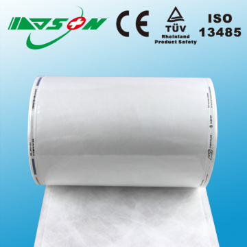 Hydrogen peroxide sterilizer packaging pouch roll