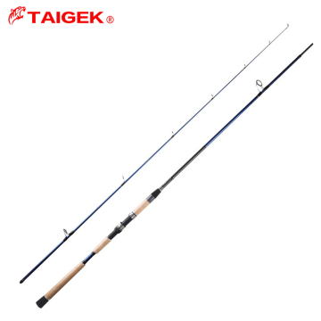 TAIGEK 8ft-9ft High Carbon Fiber 2-Section Sea Bass Spinning Rod