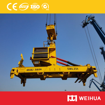 Elektrische hydraulische containerverspreider voor het gebruik van havenkranen