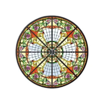 Artisanal Glass Dome Home Decor: Enhancing Spaces with Villa, Church Stained Glass Art