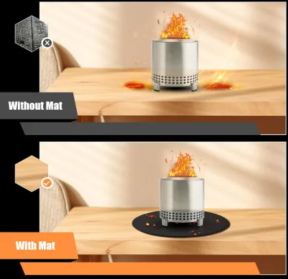 Heavy duty high temperature fire-proof Fire Pit Mat