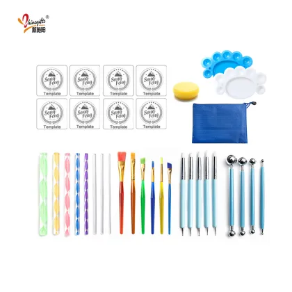 Mandala Stencils and Tools Kit: Coloring, Dotting, and Painting Supplies for Artistic Expression