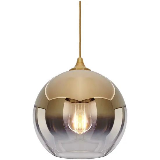 Nordic Glass LED Pendant Light for Coffee Shop, Bedroom, and Restaurant