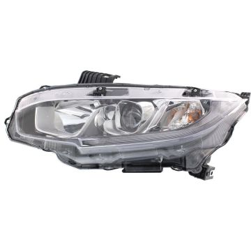 مصابيح أمامية للسكن في Chrome لـ Honda Civic 2016-2018 - HO2503173 33150TBAA11