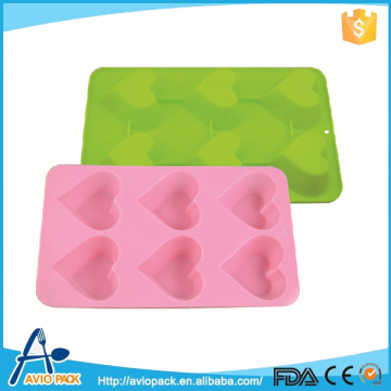 colorful silicone ice cube tray