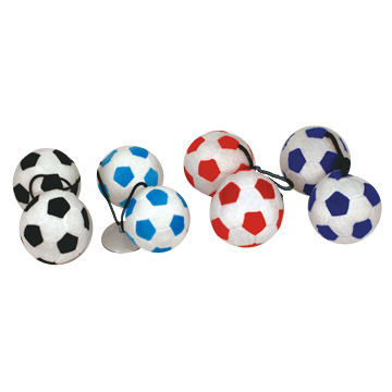 Plush football car decorations, customized designs are accepted