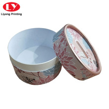 Pinted Cosmetic Powder Round Box