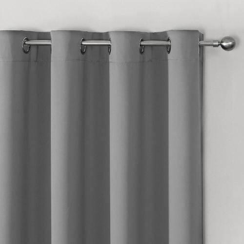 hot selling polyester ready made thermal blackout curtains