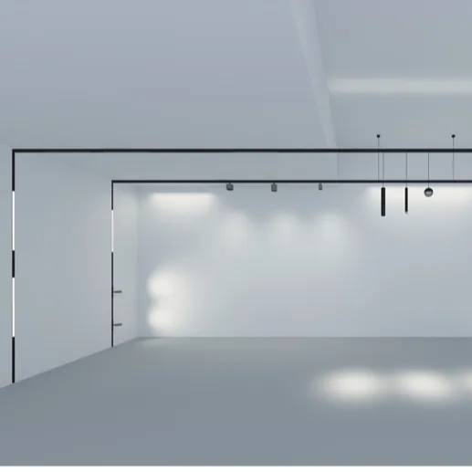 Adjustable LED Track Lighting with Magnetic Focus Cob Led Tracks