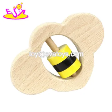 hottest wooden baby rattle W08K023