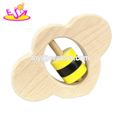 hottest children wooden rattle toys W08K022