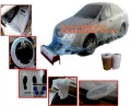 PE-Car-Cover, Kunststoff Autoabdeckung, HDPE Kunststoff Overspray schützende Autoabdeckung, Dekorfolien