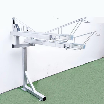 Double Tier Outdoor Bike Rack for Urban Public Bike Storage