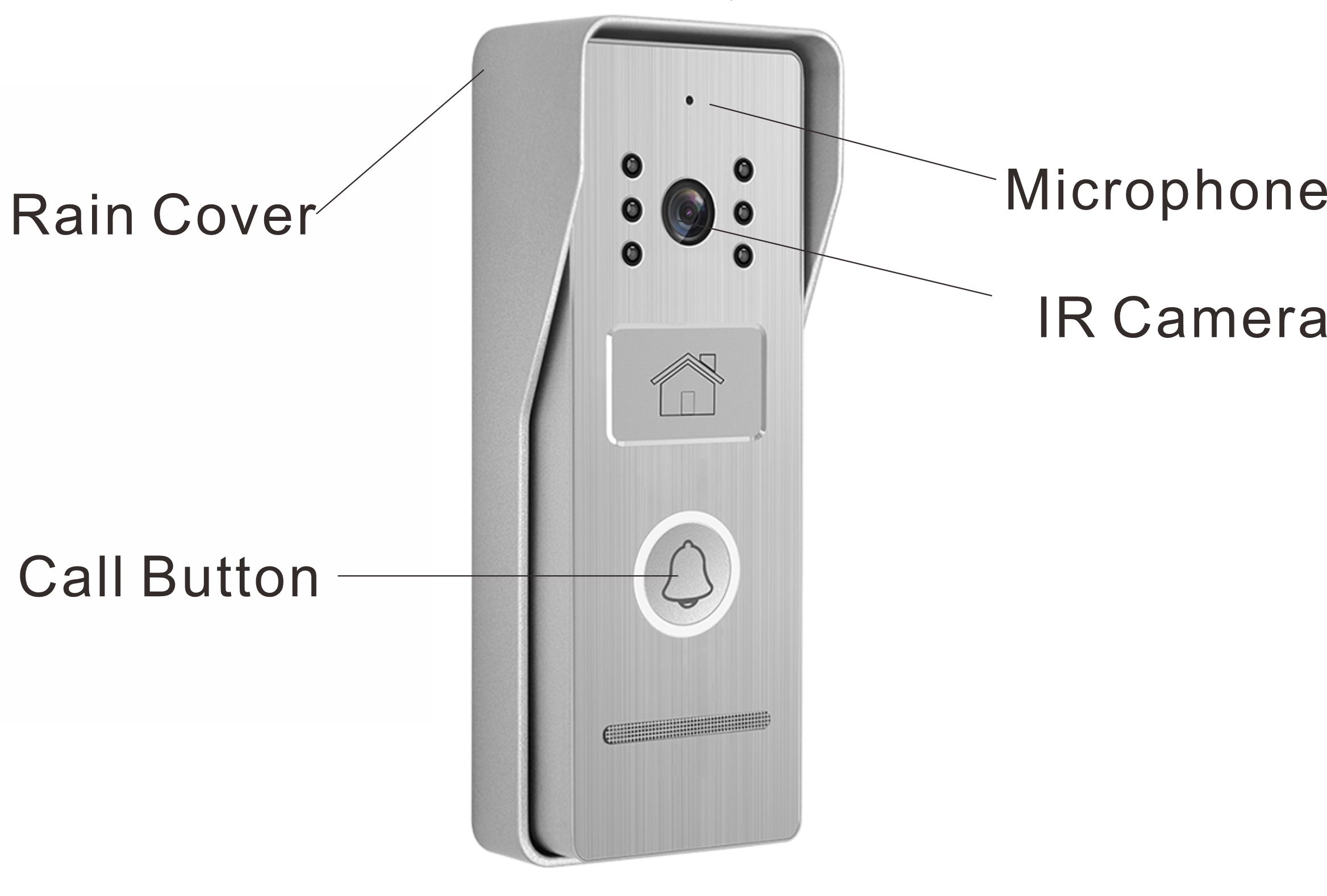 wired video doorphone