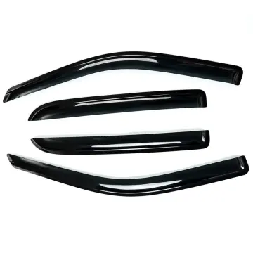 ICBM 4pc Visor Window Sun Rain Guard Wind Deflector for Ram 1500 Crew Cab 09-18