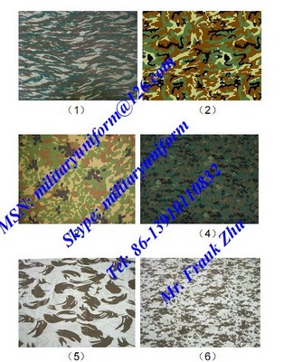 Digital Rip-stop Miilitary Camouflage Fabric Military Wool Fabric Melton Serge Worsted Wool Fabric