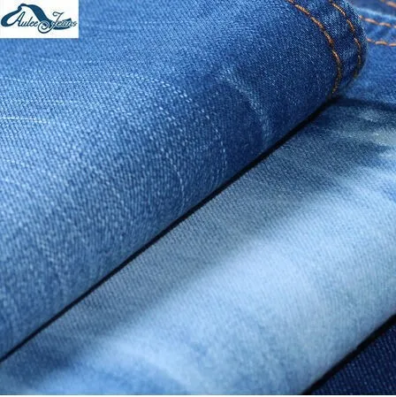 Indigo Cotton Yarn Dyed Denim Fabric for Jeans