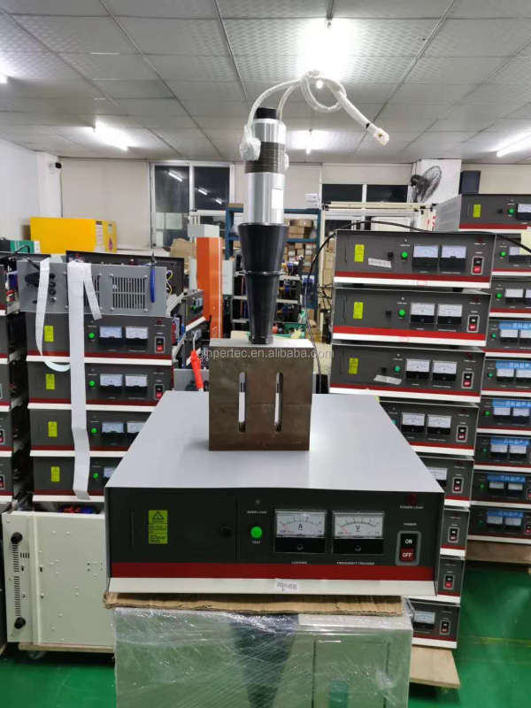 Ultrasonic Generator Set by Ginpertec: 15 kHz & 20 kHz Frequency with Booster Transducer and Horn
