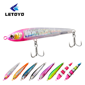 LETOYO Hard Stickbait 160mm 45g Saltwater Floating Big Game Lure for Bass Fishing