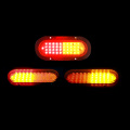 6 Lizel Pupa Amber Led Amber Led Trailer Tood Sineprof Tur-Seceprof Trared Sparels Yiyipada Yipada Awọ Imọlẹ Tralele